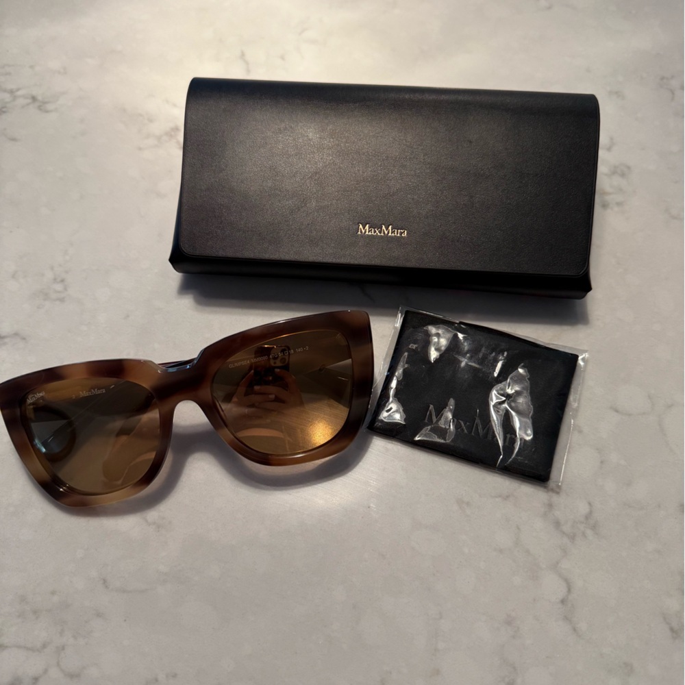 MaxMara Tortoise Shell Sunglasses